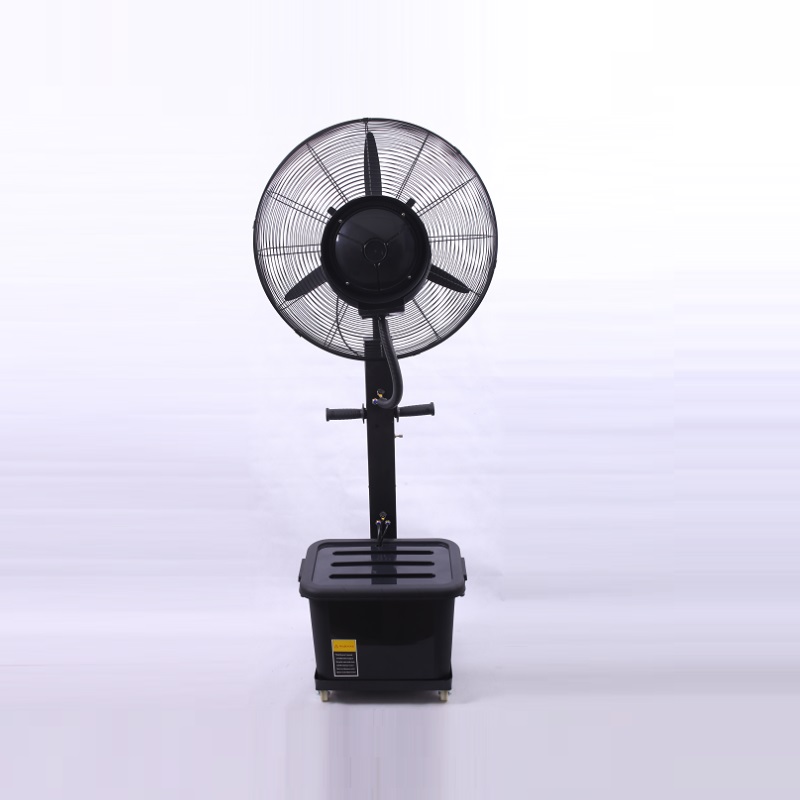 26inch nastavitelný nový styl dobíjecí továrna mlha ventilátor vodní stojan průmyslový mlha ventilátor, voda venkovní mlha ventilátor